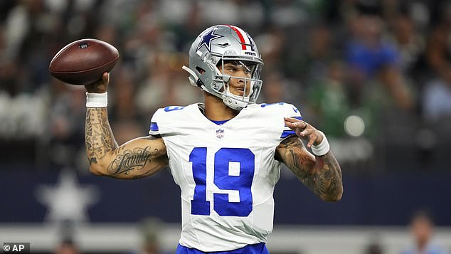 That leaves the Cowboys with the possibility of turning to third-string quarterback Trey Lance