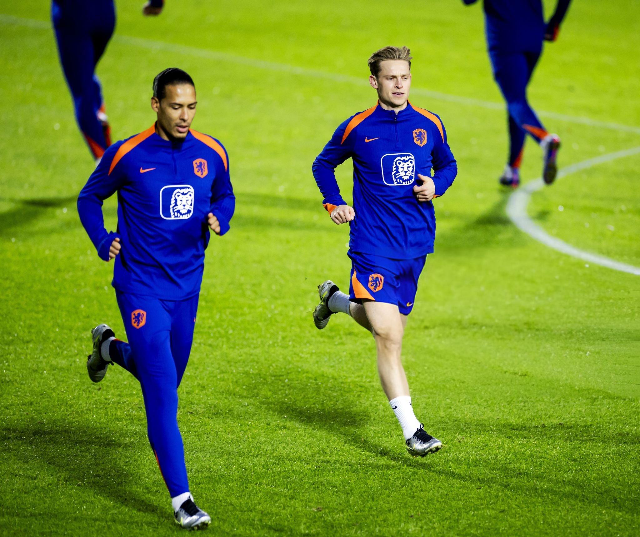 PHOTO GALLERY: Inside the first training session of Liverpool trio Gakpo, Gravenberch and Van Dijk on Netherland team