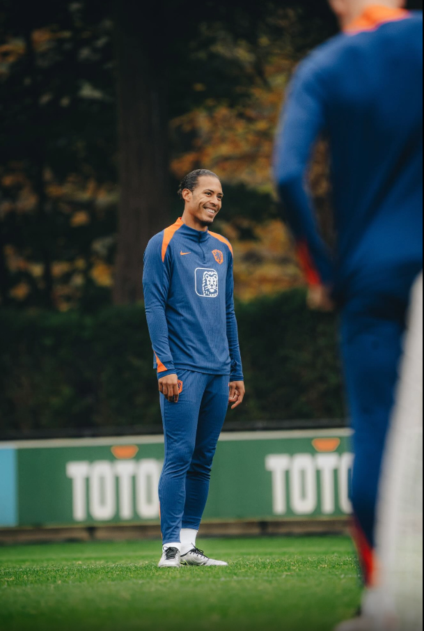 PHOTO GALLERY: Inside the first training session of Liverpool trio Gakpo, Gravenberch and Van Dijk on Netherland team