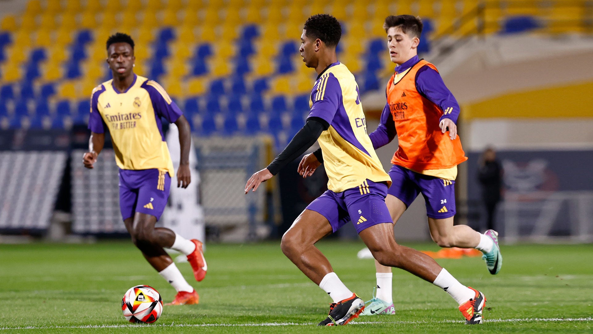 The team continues preparations for the Spanish Super Cup final